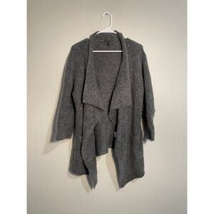 Eileen Fisher Luxurious Waterfall Front Mohair Blend Cardigan‎